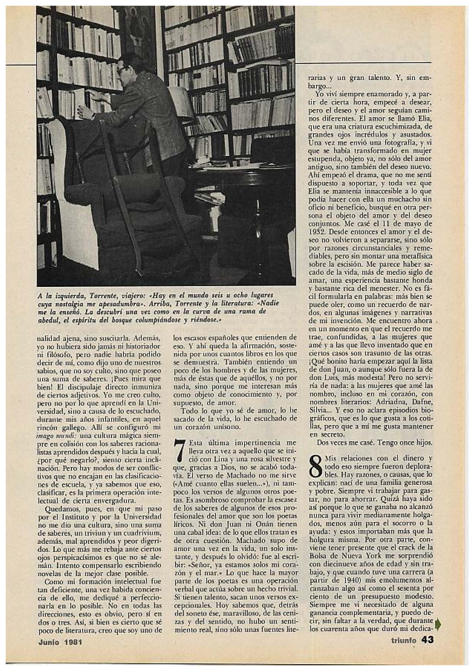 Portada de Autobiografía de Gonzalo Torrente Ballester (1981)
